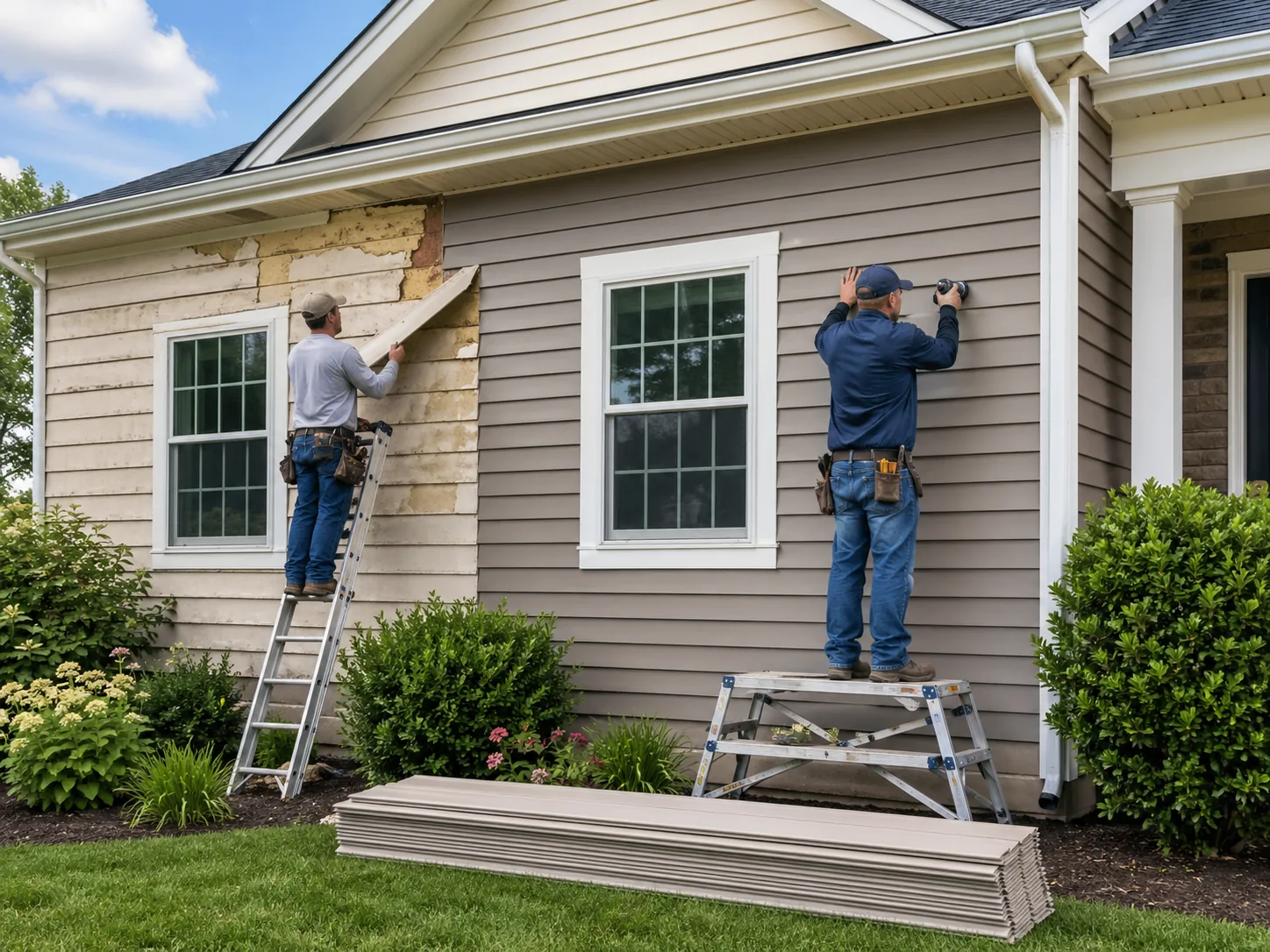 Residential exterior replacement project